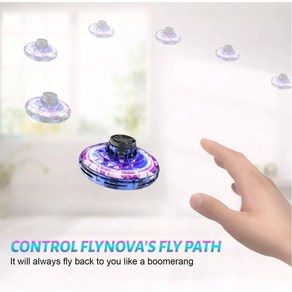 re 드론 헬기 비행기 헬리콥터 입문용 초급용 Flynova 플라잉 스피너 부메랑 매직 미니 ufo drone flyorb fidget toys original product