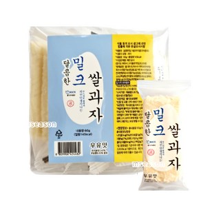 달콤한 밀크 쌀과자 우유맛, 10개, 60g