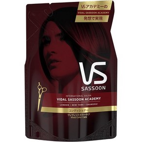 일본직발송 6. 비달 사순(VIDAL SASSOON) 【정리 사】 프리미엄 비달 사순 컬러 케어 컨디셔너 리필 350G, One Size, One Colo, 1개