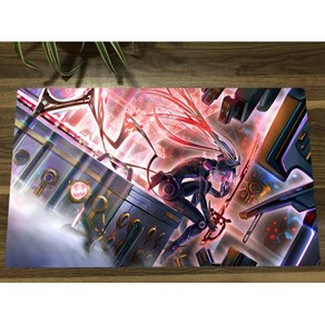 유희왕 스카이 스트라이커 동원-참여! TCG CCG Playmat 트레이딩 카드 게임 매트 테이블 데스크 게임 플레이 매트 마우스 패드 마우스 패드 60x35cm, 혼합색상, 1개