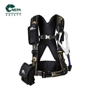 네파 safety 네파 상체식 전체식 안전벨트 산업용벨트, 상체식 자동릴 NB-103AR, 1개, 단색