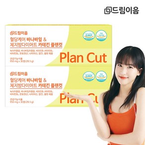 드림이음 혈당케어 바나바잎 & 체지방 다이어트 카테킨 플랜컷 체지방 혈당 다이어트 950mg