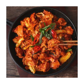 [와와푸드] 와와춘천닭갈비 통넓적다리살 100% 국내산닭고기 냉장 500g (원조/매운/, 1개