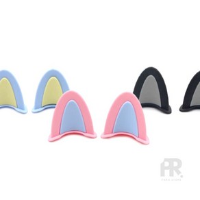 파라스토어 헬멧장식 고양이 귀 유아용헬멧, 상세사이즈참고, cm, 블랙
