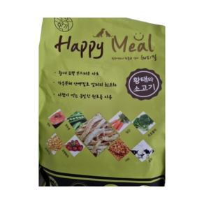 똑똑한끼 해피밀 전연령용 소프트 사료 황태와 소고기, 1개, 1.2kg, 소