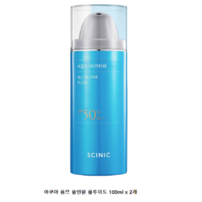 싸이닉 아쿠아 옴므 올인원 플루이드 SPF50+ PA+++, 200ml, 1개