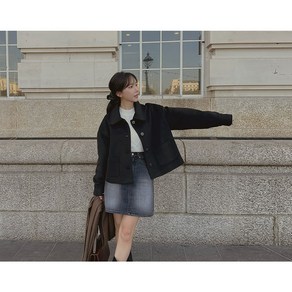 [리리앤코] 비바트링 싱글 버튼 숏 코트