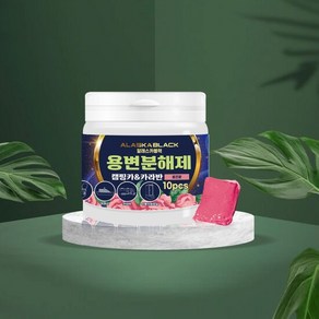 알래스카블랙 용변분해제 10pcs 카라반 화장실 똥약, 선택:장미향 용변분해제 10pcs