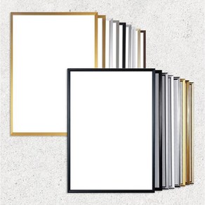 1000피스 퍼즐전용 슬림액자 51 x 73.5 cm (퍼즐 미포함), 1000피스(510x735mm), 라운드 무광 실버, 1개