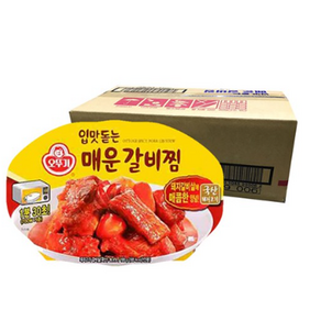 오뚜기 입맛돋는 매운갈비찜, 180g, 12개