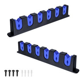 벽걸이 낚싯대 거치대 6구 EVA 낚싯대 진열대 수평 낚싯대 걸이대 보관도구