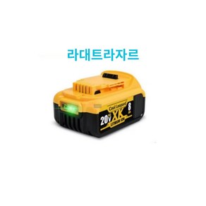 LASHA LE 디월트 겸용 20V 8.0Ah 리튬 이온 배터리 교체 DCB184 DCB182 DCB200