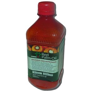 Red Palm Oil 16.9 Fl ozs 레드 팜 오일 16.9 Fl ozs, 1개, 500.1ml