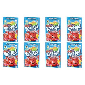 koolaid 쿨 에이드 트로피컬 펀치 드링크 믹스 파우더 분말 가루 4.5g 8개