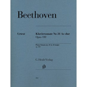 Beethoven - Piano Sonata no. 31 A flat majo op. 110 베토벤 - 피아노 소나타 31번 Henle 헨레