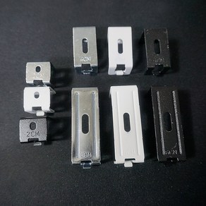 커튼 레일 블라인드 2cm 4cm 6cm 높이조절 브라켓 부품, 2cm (목재 나사 1cm), 1개, 화이트