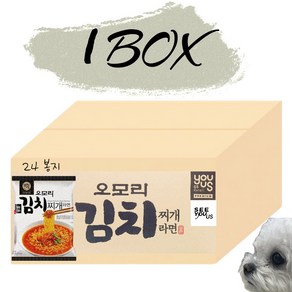 오모리 김치찌개라면 봉지면 160g, 24개