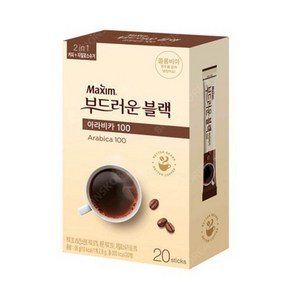 [동서식품] 동서 맥심 부드러운 블랙 아라비카 20T, 1개, 20개입