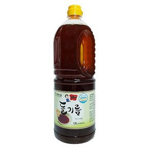 청정식품 HACCP 고소한 통들깨 100% 들기름 1.8L