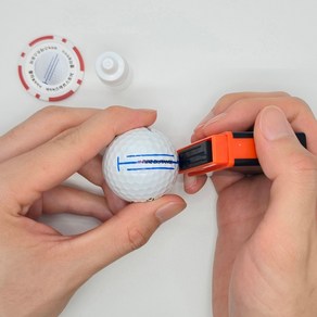 뽈라 볼라이너 골프공 도장 스탬프 최대길이43mm 블루색상 골프용품, 청색, 1개