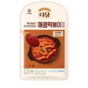 CJ 다담 매콤 떡볶이양념 140g, 26개