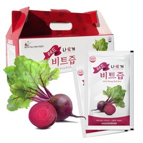 나애게 국내산 레드비트즙 100ml 60팩, 3L, 2개