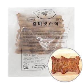 맘모스 갈비맛산적_문방구(100gx10개입)1kg, 1세트, 1kg