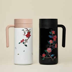 [장이] 자개 동백 큰 보-들잔 600ml, 1개, black(일반)