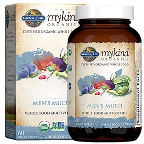 미국 직배송 Gaden of Life mykind Oganics Whole Food Multivitamin Tablets fo B00K5NEKMG, 1개