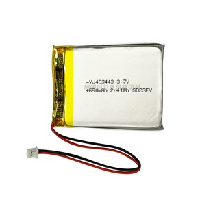 YJ 리튬폴리머배터리 KC인증충전지 3.7V YJ453443 650mAh, 1개, 1개입