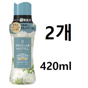 레노아 비즈 섬유 유연제 향기전용 비즈 화이트티 420ml 2개