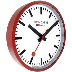 [정품]국내 당일발송 몬데인시계 MONDAINE A990.CLOCK.11SBC 벽시계 가정용 벽시계 스위스시계 기차역시계