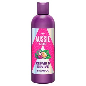 호주 오지 Aussie Repai SOS Shampoo SOS 리페어 & 리바이브 샴푸, 1개, 300ml