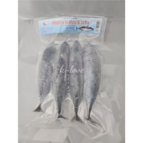 Fozen SkipJack Tuna(냉동 가다랑어) Ikan Tongkol 900g, 1개