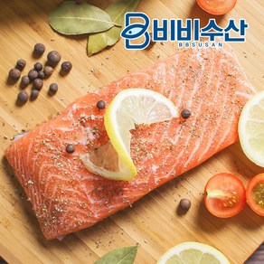 비비수산 슈페리어급 프리미엄 냉장 생연어 300g / 500g (혈합육제거) 비리면반품, 냉장 딥스킨 생연어 200g 전체부위, 1개