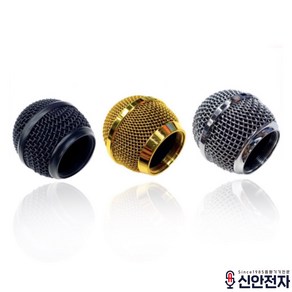 AT818 AKG880 교체용 마이크 망 헤드 그릴 헤드, 골드