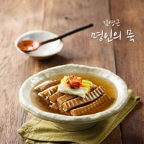 명인의묵 묵사발육수, 5개, 318ml