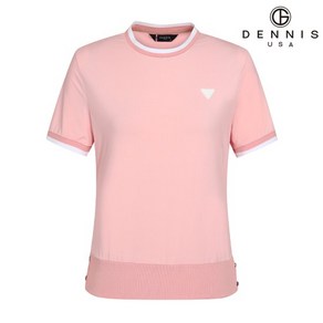 [DENNIS] 여성)로고립 반하이넥 반팔티_NAPALTS066