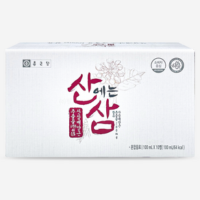 종근당 산에는삼 산삼배양근 병음료 x 10개, 100ml