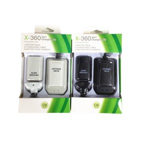 xbox360 배터리팩 충전기 컨트롤러 패드 배터리 건전지 커버 4800mAh 2pcs