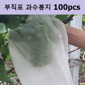 과수 봉지 포도 부직포 메쉬 주머니 사과 배 매쉬 망 샤인머스켓 20*30cm 100pcs, 100개