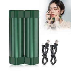 CCAGU 휴대용 충전식 손난로 보조배터리 10000mAh 겸용 전자 핫팩, 녹색