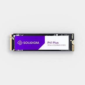 솔리다임 내장 SSD P41 Plus 읽기 4 125MB/(최대) M.2 2280 PCIe 4.0 인터페이스 지원 2TB/(SSDPFKNU020, 상세페이지 참조, 상세페이지 참조