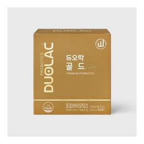 듀오락 골드 60포1개 / 유산균 특허 프로바이오틱스, 150g, 1개