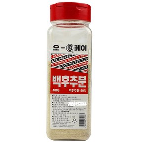 오케이 백후추 400g 백후추분말, 1개