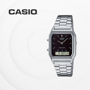 카시오 CASIO 메탈 빈티지 전자 남자 여자 손목시계 AQ-230A-1D 커플 패션시계