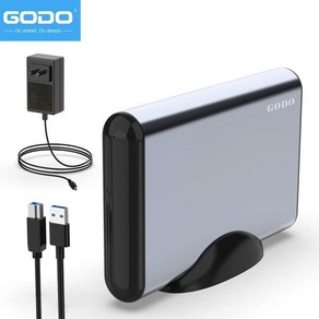 SSD 케이스 외장 하드 GODO 드라이브 인클로저 2.5 3.5 SATA HDD USB 3.0-알루미늄 독 스탠드 18TB 인치 1261609, 01 CHINA, 03 US PLUG