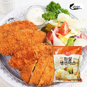 피쉬앤 담백 흰살 생선까스 1.2kg 냉동