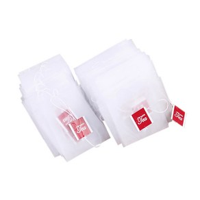 Lopbinte 100Pcs 티백 인퓨저 7x6cm 향 주머니 필터 종이 나일론, 보여진 바와 같이, 1개