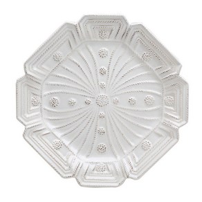 줄리스카 드몽드 지름 24cm 헬리건 디저트 플레이트 (Jadins du Monde Whitewash Heligan Desset/Salad Plate), 1개